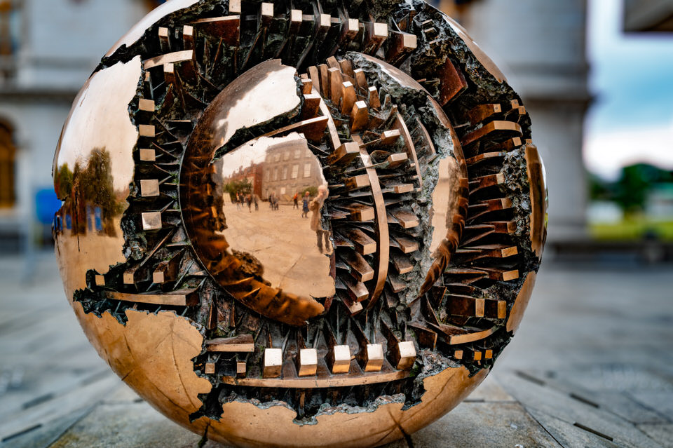 Sphere Within Sphere By Arnaldo Pomodoro