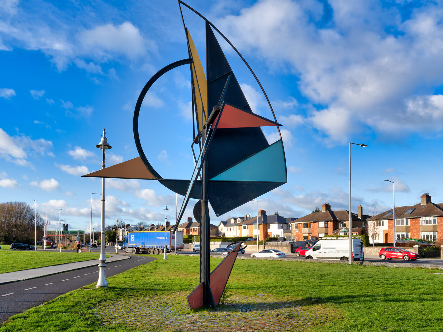 WIND SCULPTURE BY EAMONN O’DOHERTY [CLONTARF PROMENADE WEDNESDAY 29 JANUARY 2025]-246795-1